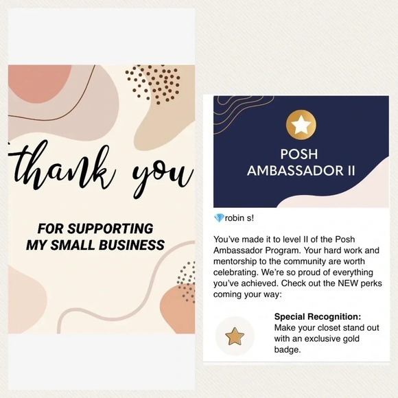 THANK FOR SUPPORTING MY SMALL BUSINESS - Picture 1 of 3